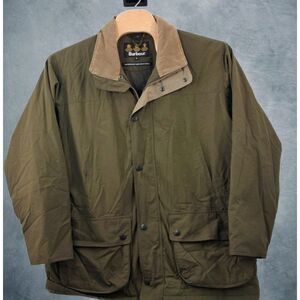 Barbour Berwick Seasons Men's Olive Green Jacket Size XL Waterproof Breathable